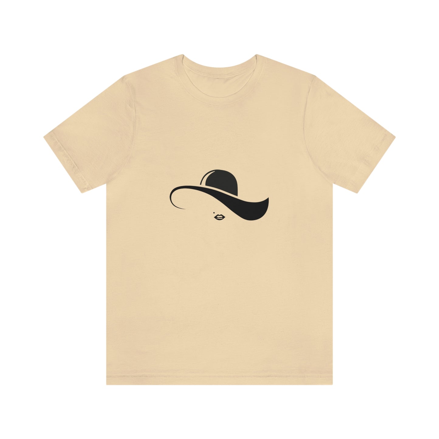 ‘Elegant hat’ Unisex Jersey Short Sleeve Tee