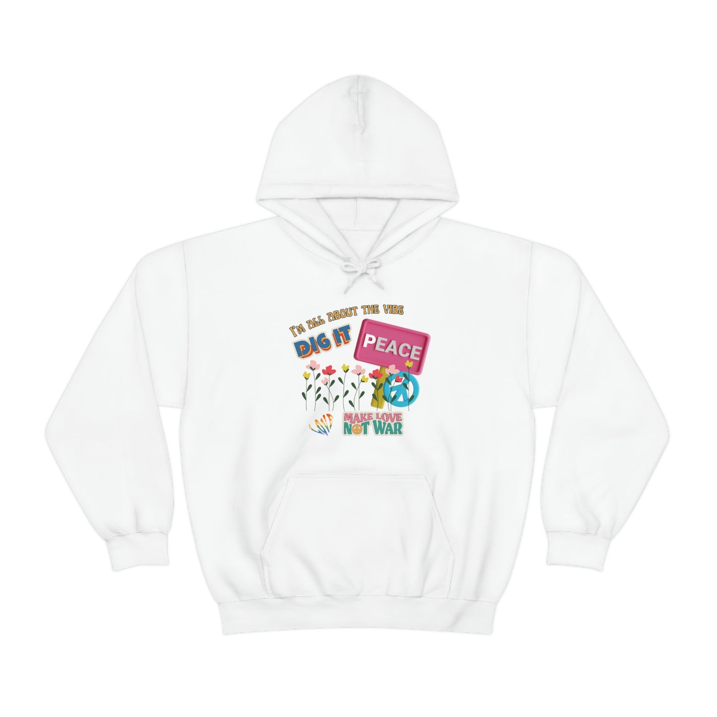 Sudadera con capucha unisex Heavy Blend™ 'I'm all About the vibe'