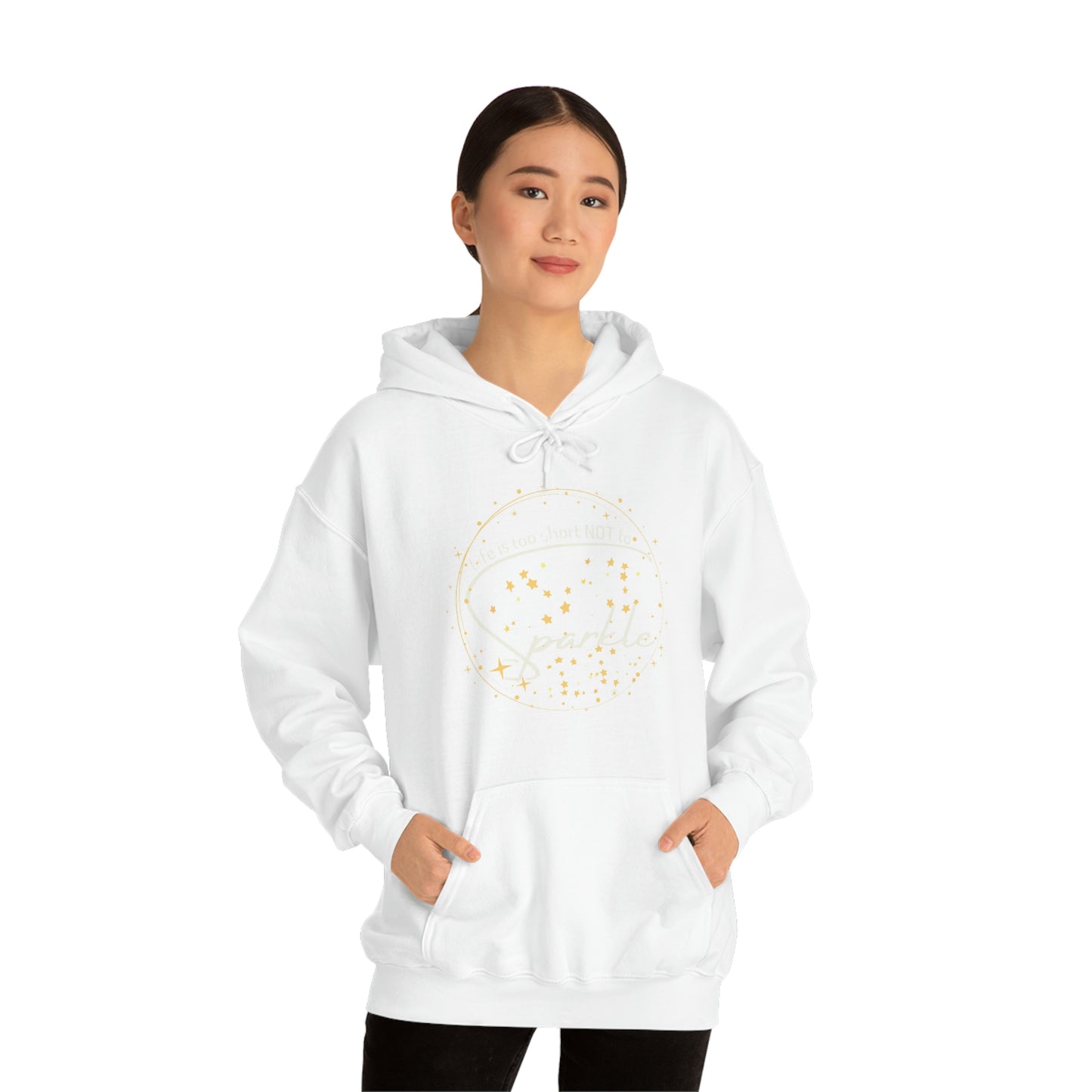 ‘Life is too short NOT to Sparkle’   Unisex Heavy Blend™ Hooded Sweatshirt