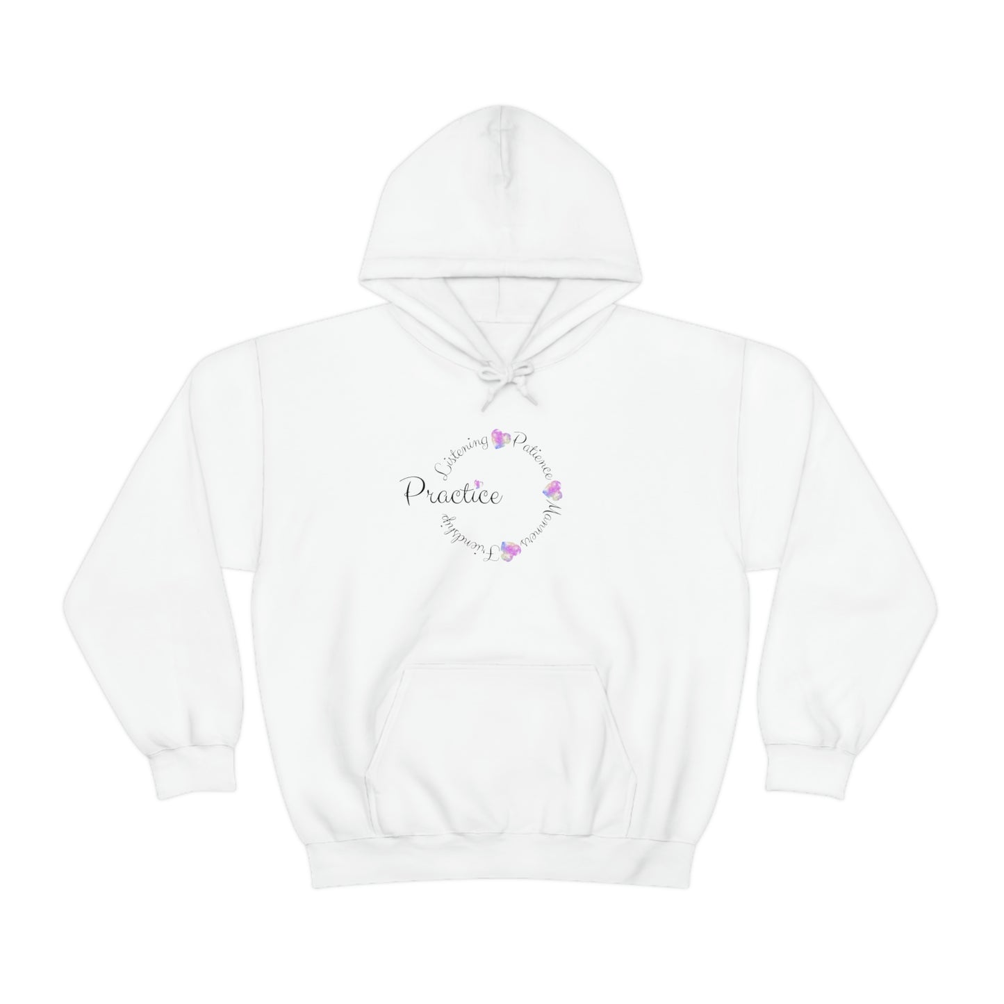 ‘Practice Listening, Patience, Manners, Friendship’  Unisex Heavy Blend™ Hooded Sweatshirt